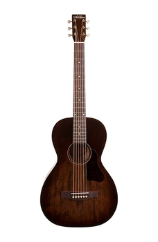 

045549 Roadhouse Bourbon burst acoustic guitar, with case, art & Lutherie
