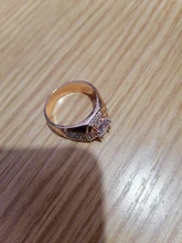 FDLK-anillo lujoso de oro rosa para hombre, piedra Natural de cristal, regalo de aniversario para novio, banda de boda de compromiso para banquete