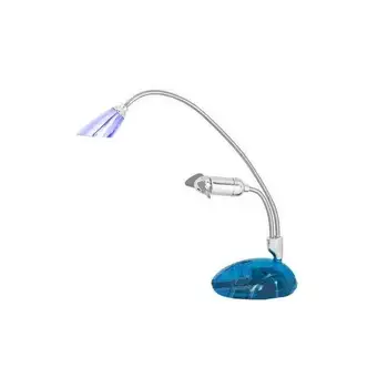 

Lamp for PC with USB plug and mini fan table lamp Blue