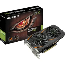 Видеокарта Gigabyte WindForce nVidia GeForce GTX 1060 1797MHz 6144MB 8008MHz 192 bit RTL [GV-N1060WF2OC-6GD]