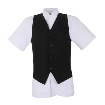 

UNIFORM WAITER VEST KNIGHT WITH ELASTIC COCTELERO MOZO keypad pushbutton BARISTAS REF-805