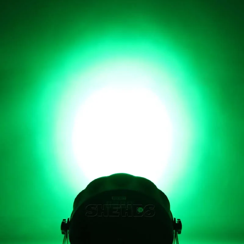 2 шт./лот LED 54x3 Вт RGBW Flat Par смешивание цветов DJ мытье сценическое освещение KTV