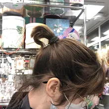 AILIADE-moño de goma elástica para mujer, sombreros de niña, moño desordenado, Donut, gris, marrón, Goma elástica para el pelo, banda de goma, extensiones de cabello