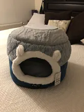 Bed Kennel Cat-House Hoopet Cave Home Dog-Puppy Warm for Teddy