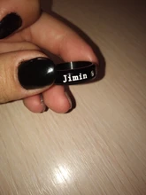 ELSEMODE Bangtan anillo de chicos Jimin Jin Suga V J-espero que Kook Rap anillo de acero inoxidable para los hombres y las mujeres regalo de la joyería