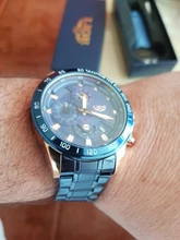 En este momento 2020 nueva moda para hombre relojes con tapa de acero inoxidable de la marca de lujo de deportes cronógrafo reloj de cuarzo de los hombres Relogio Masculino