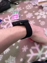 Correa trenzada de nailon elástico para Apple Watch, correa de nailon elástico para Apple Watch de 44mm, 40mm, 42mm y 38mm + funda de PC iWatch series 6 5 4 3 se