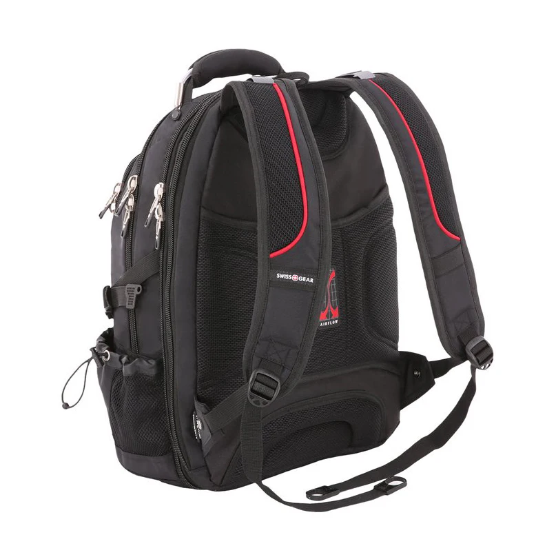 Рюкзак Swissgear 15” чёрный/красный 34x23x48 см 38 л| |