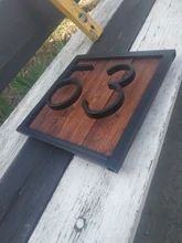 125mm casa flotante numero para casa número letras gran puerta moderna alfabeto casa al aire libre 5 pulgadas. Números negros placa de dirección Dash Slash signo #0-9