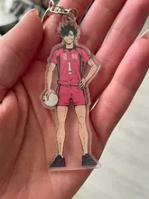 Keyrings Haikyuu Kageyama Hinata Shoyo Anime Sugawara Tanaka-Ryunosuke Velloyball 1pcs