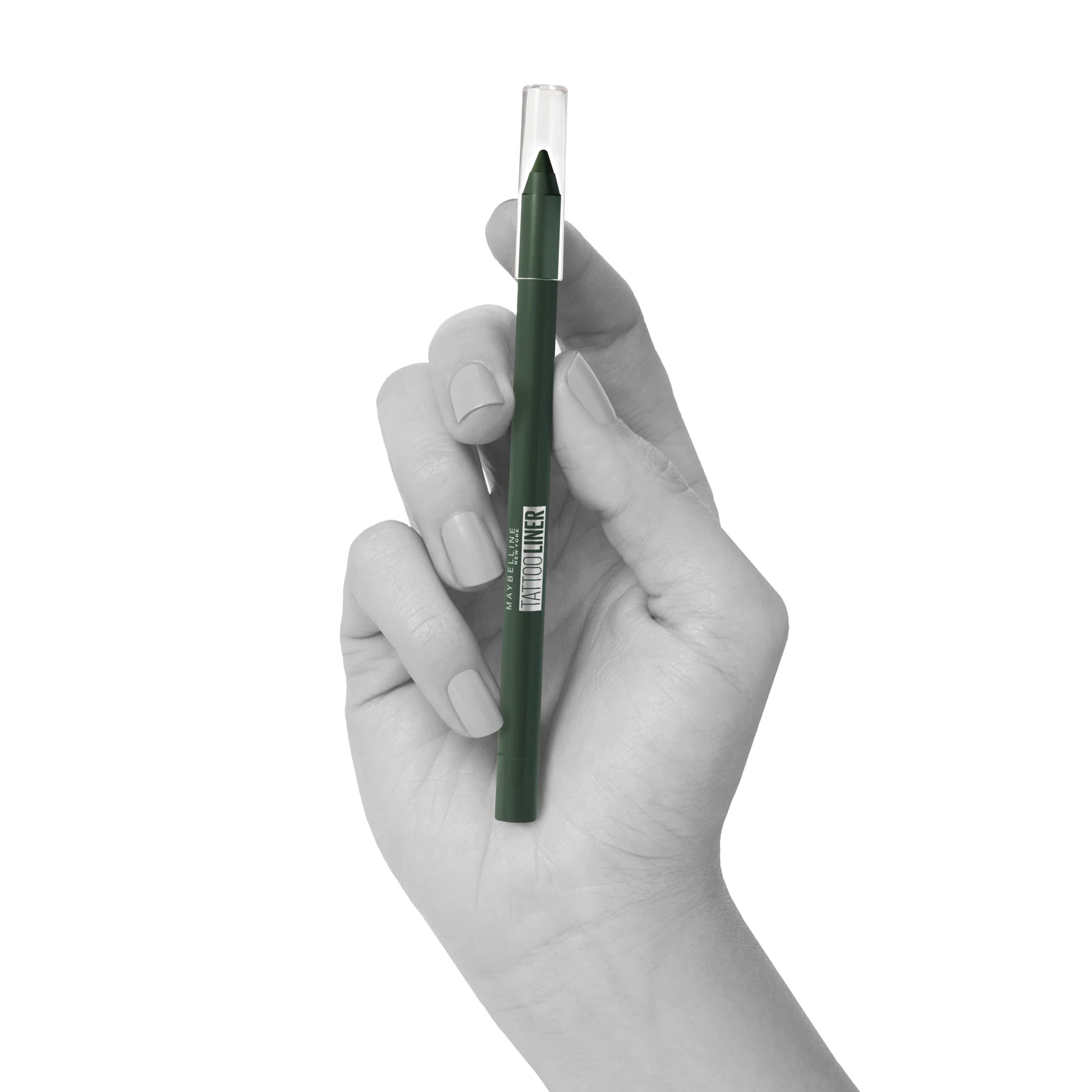 Maybelline New York Карандаш для глаз гелевый TATOO LINER интенсивный цвет, оттенок 932, изумрудный, 1.3 г