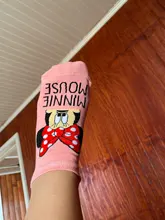 Disney Mickey Minnie las mujeres de dibujos animados de niñas calcetines damas japonesas suave transpirable calcetín de algodón barco corta de Navidad calcetines Invierno Caliente Calcetines de las mujeres