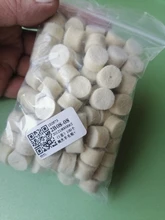 Almohadilla de pulido de fieltro de lana, 13mm + 2 vástagos para muela, 100 Uds.