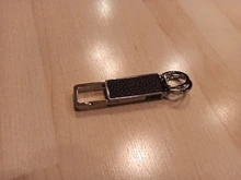 Llaveros Dalaful con grabado personalizado, hebilla metálica de cuero para la cintura, herramienta giratoria para abrir botellas, llaveros, soporte para anillo, K354