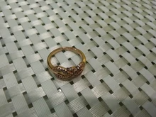 Anillos Infinity con inicial de onda para mujer, cristal delicado, Color oro blanco, joyería de compromiso de circón a la moda R836