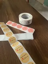 Papel de etiqueta bonito rosa/cada pegatina sellada, paquete de decoración de regalo de Navidad