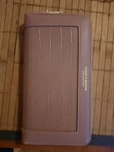 Unishow-cartera con patrón de cocodrilo para mujer, billetera larga de piel sintética para teléfono, monedero