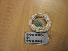 Christmas-Light Timer Decoration Led-String Copper-Wire-Garland Remote-Control Waterproof