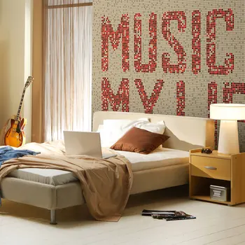 

Wall mural-Rock music - 350x270 cm