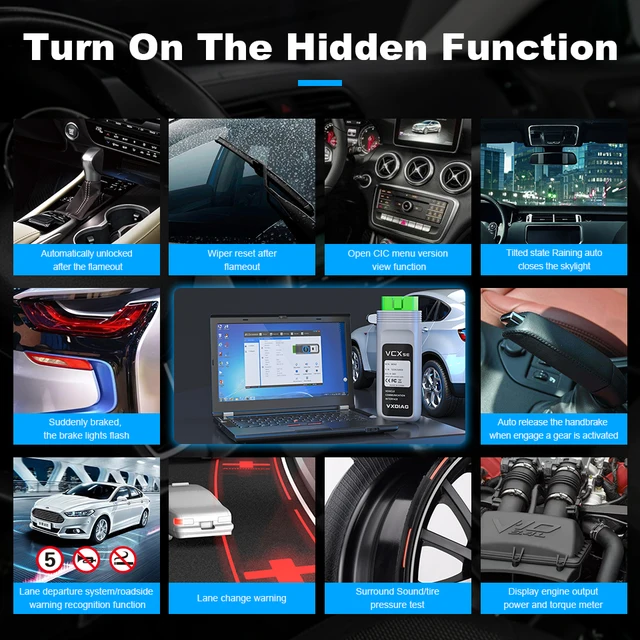 VXDIAG VCX SE For JLR DoIP Car OBD2 Scanner Diagnostic Tool ECU Coding J2534 Programming for Jaguar Land Rover Pathfinder SDD 5
