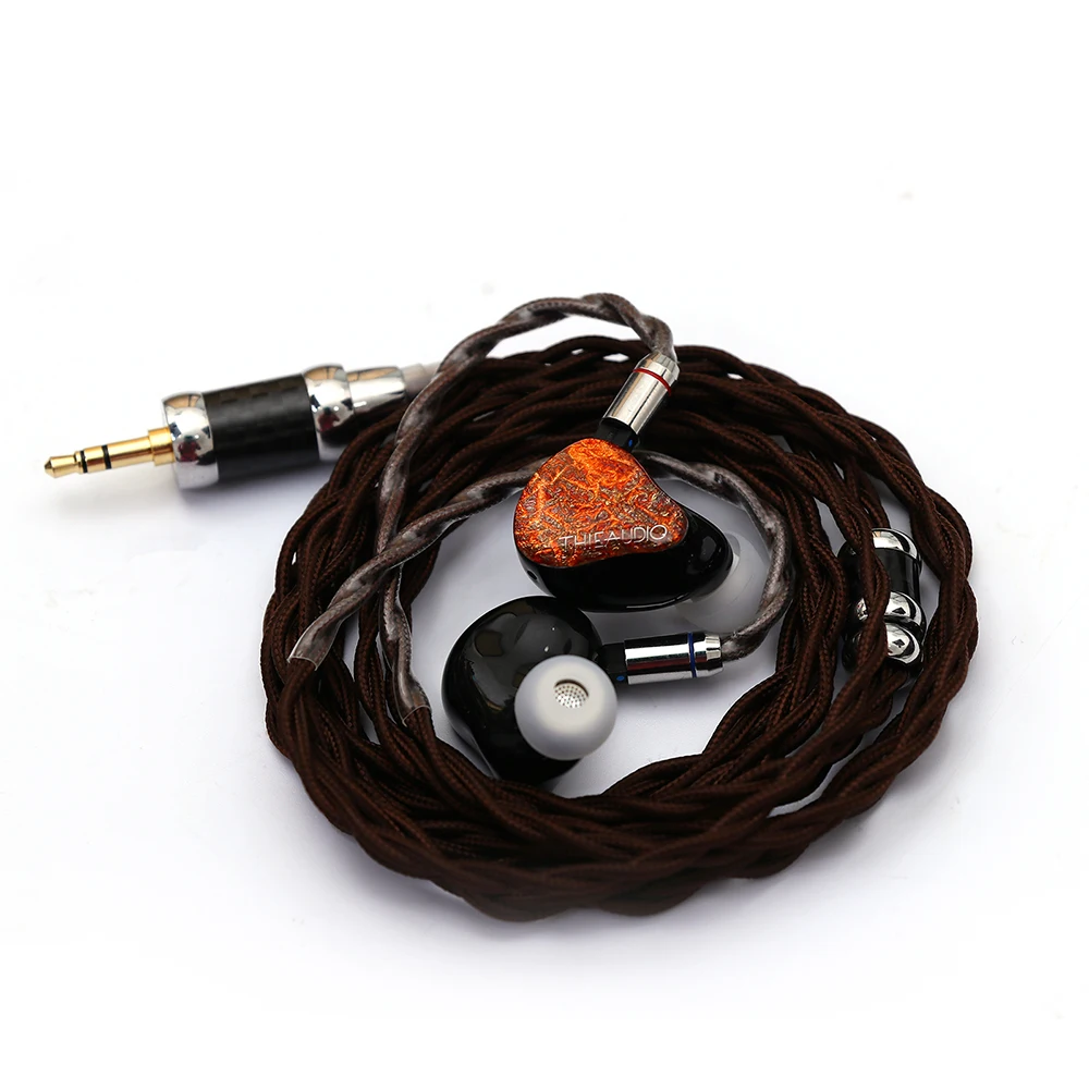 Cabo de Fone de Ouvido Banhado a Prata 26awg para Monarch Thieaudio Inteligente Litz Cobre Mkii V16 Interruptor Múltiplo 3.5mm 2.5mm 4.4mm Plugues Occ - Image 2