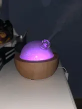 Aroma Diffuser Humidifier Aromatherapy-Machine Wooden Waterless-Off Household Spray Night-Light