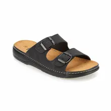 FLO Патрик черные мужские тапочки KINETIX