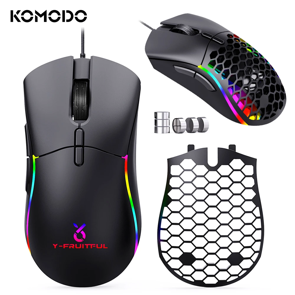 Gaming Mouse optical Ergonomics Wired Mouse 7200DPI 7 Buttons Mouse USB Wired Mouse For Computer Office Mice For Laptaops best wired gaming mouse
