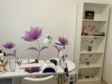 Flowers-Wall-Sticker Wallpaper Decals Background Decoration Romantic Bedroom Living-Room