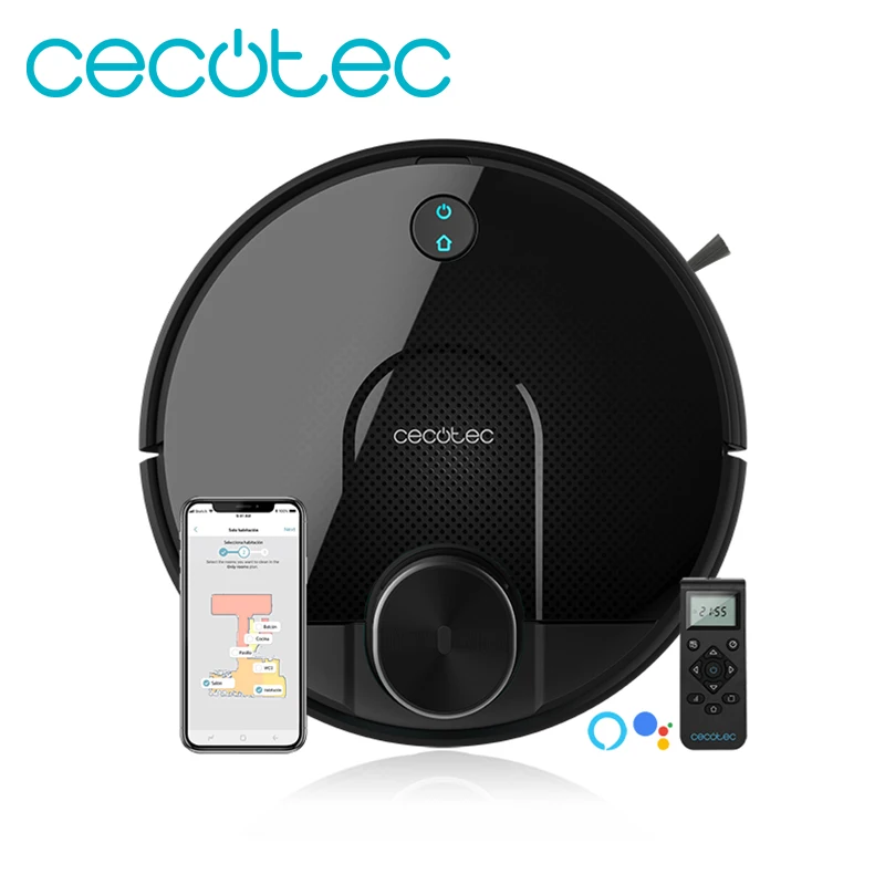 Cecotec Robot Aspirador Conga 3690 Absolute. Gestión y edición de  habitaciones. APP con hasta 5 mapas. Aspira, Barre, Friega y p|Vacuum  Cleaners| - AliExpress