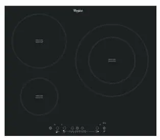 

Whirlpool ceramic plate ACM 865 BA , 3 zones, 60 cm, without frames