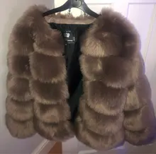 ZADORIN-abrigos de visón de S-3XL para mujer, Top de piel sintética rosa a la moda, prendas de vestir cálidas y gruesas, chaqueta de piel falsa para invierno, 2020