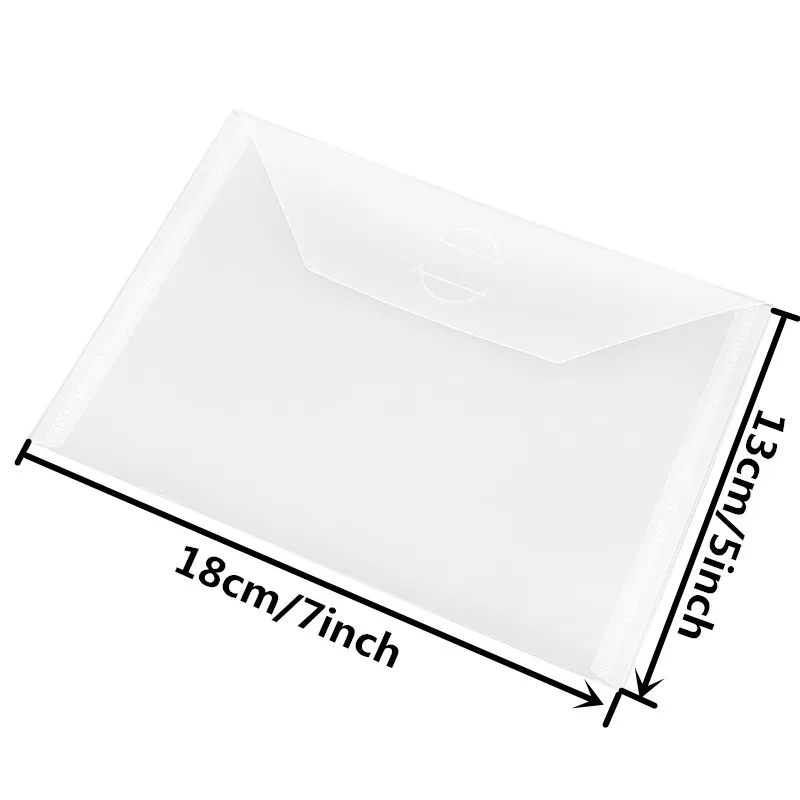 10Pcs/Set Large Die & Stamp Storage Pockets PVC Plastic Sheet for DIY Scrapbooking Cards Decoration Photo Card Frame New