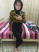 Traje de baño musulmán para mujer, Hijab de retazos modestos, traje de baño deportivo de mangas largas, ropa de baño islámica de 3 uds, ropa de baño