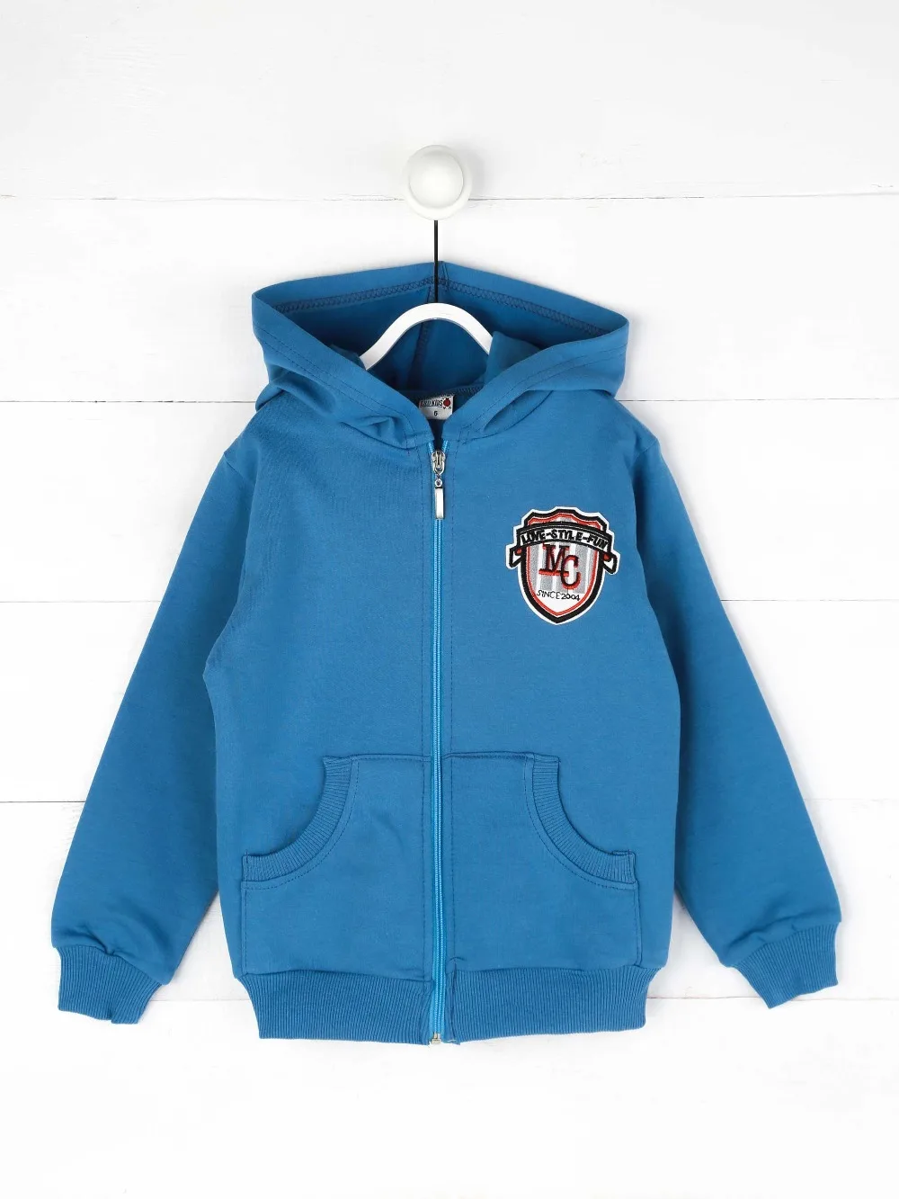 019-1824-014 Açık Mavi Mevsimlik Erkek Çocuk Sweatshirt (1)