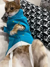 Cute Cat Sweater Costume Winter Warm Pet Clothes Cat Clothing for Cats Katten Kedi Giyim