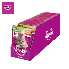 Влажный корм для кошек Whiskas паштет с уткой, 24 шт по 85г