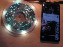 Infrarrojos/Bluetooth/WiFi LED luces de tira RGB 5050 2835 lámpara Flexible cinta con diodo DC 12V 5M 10M Control Remoto + adaptador