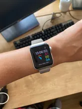 Correa delgada para Apple Watch SE 6/5/4, 40MM y 44MM, correa de Metal para iWatch Series 3/2/1, 38MM y 40MM