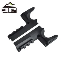 Тактическая HI-Крепежная насадка MP06001 страйкбол рейка в стандартный 20 мм адаптер крепления для лазера Softair охотничий аксессуар WPA0203