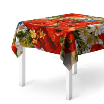 

3D tablecloth Poppies