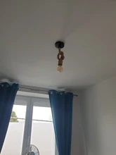 Pendant-Lights Hanging-Lamp Hemp-Rope Attic Vintage Industrial-E27 Retro Living-Room/bar