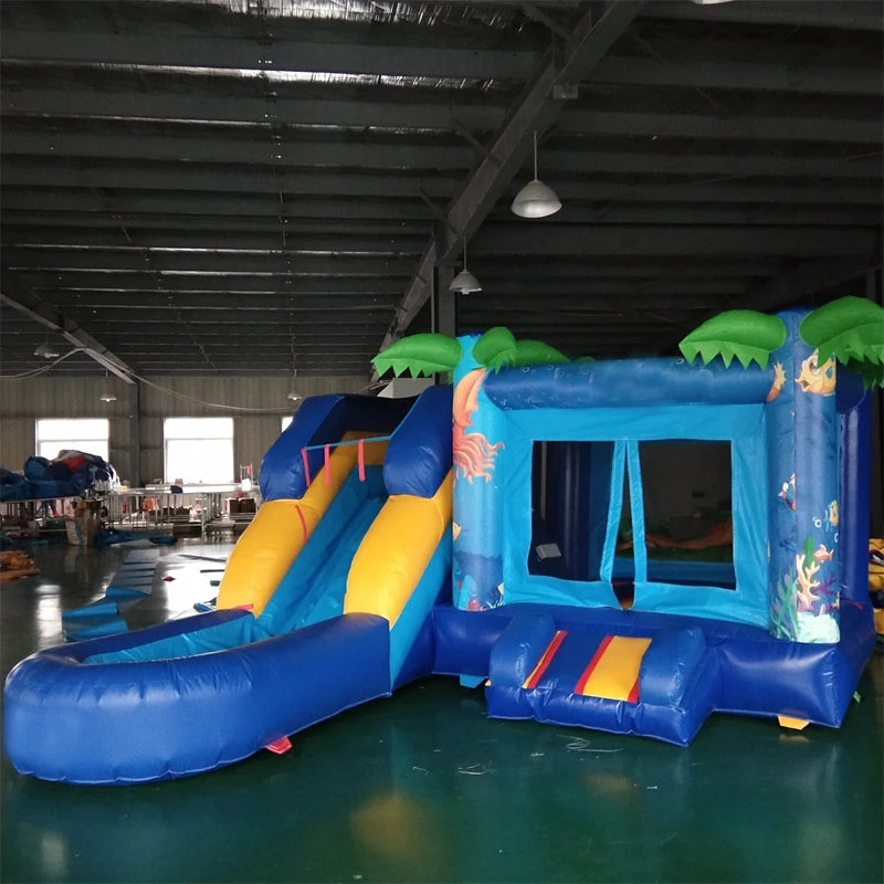 

Inflatable Water Game Outdoor Kids Entertainment Trampoline Bounce Combo Playground Amusement Park