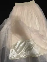 OHRYIYIE-falda de tul Vintage para mujer, faldas de malla de cintura alta elástica, largo plisado, para primavera y verano, 2021