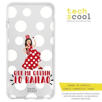 

FunnyTech®Silicone Case for Iphone 7 / 8 phrase "remove bailao" transparent