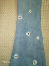 Pantalones vaqueros acampanados con flores bordadas para mujer, Vaqueros Vintage para mujer, vaqueros para primavera y otoño
