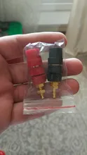 1 par (negro + rojo) de terminales Rojo Negro amplificador de conector Terminal de encuadernación conector tipo Banana para altavoz Jack adaptador de enchufe