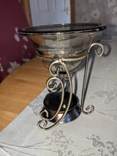 Horno de aromas de hierro Vintage con forma de ciervo, 6 tipos, estante para horno + bandeja para vela de cristal, soporte de aceite esencial para dormitorio, Hotel y oficina