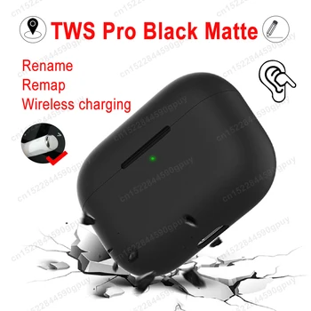 

TWS Pro Black Matte Air 3 Rename Earphones Bluetooth Headphone Wireless Headsets Earbuds PK W1 chip i500 i200000 tws MX AP Pro