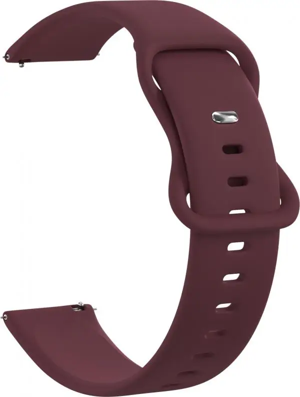 Ремешок силиконовый GSMIN Net 20 для Motorola Moto 360 v3 (Бордовый) | Электроника